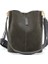 Gri Caıoaıfeı Vintage Kadın Kova Nubuk Pu Deri Üstten Saplı Büyük Kapasiteli Kadın Için Crossbody Omuzdan Askili Çantası (Yurt Dışından) 1