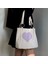 Xiuya Harajuku Kawaii Omuz Kadın Japon Sevimli Kalp Lolita Tote Kadın Fermuarlı Büyük Alışverişçi Çantası (Yurt Dışından) 2