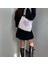 Xiuya Harajuku Kawaii Omuz Kadın Japon Sevimli Kalp Lolita Tote Kadın Fermuarlı Büyük Alışverişçi Çantası (Yurt Dışından) 5