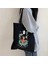 WHITE26 Anime Totoro Alışveriş Grafik Tote Harajuku Alışveriş Kadın Kanvas Omuz Kadın Ulzzang Komik Eko Ruhların Kaçışı Çantası (Yurt Dışından) 2