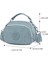 Göl Sıcak Satış Kadın Omuz Saf Renk Tote Açık Kanvas Fermuar Messenger Crossbody Cумка Женская Çantası (Yurt Dışından) 4