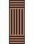 Taba Çizgi Desen Twill Ipek Şal 4