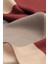 Siyah Bordo Geometrik Desen Twill Ipek Eşarp 3