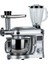 SM50 Gümüş LED Ekranlı Hamur Mayalama Kıyma Çekme Blender 2000W 6,5 Litre Stand Mikser Mutfak Şefi Hamur Yoğurma Makinesi 3