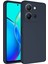 Casestreet Vivo Y36 4g Kılıf Mara Lansman Silikon Mat Soft Lacivert 1