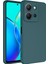Vivo Y36 4g Kılıf Mara Lansman Silikon Mat Soft Koyu Yeşil 1