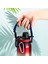 1395-3 Paslanmaz Çelik Sızdırmaz Çift Katmanlı Taşıma Askılı Çay Kahve Termosu Kırmızı 700 ml 2