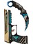 Ahşap Cs-Go Tabanca ve Karambite Vulkan Skin Kaplamalı Set 4
