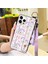Telefon Kılıfı iphone 13 Pro Kordon Bileklikli Karikatür Telefon Kılıfı (Yurt Dışından) 1