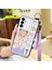 Telefon Kılıfı Samsung Galaxy A24 Kordon Bileklikli Karikatür Telefon Kılıfı (Yurt Dışından) 1