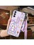 Telefon Kılıfı Samsung Galaxy S23 Kordon Bileklikli Karikatür Telefon Kılıfı (Yurt Dışından) 1