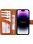 Apple iPhone 15 Uyumlu Deri Cüzdanlı Kılıf RST2EF 3