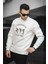 Strong Man Nakışlı Üç Iplik Şardonlu Yarım Balıkçı Yaka Erkek Sweatshirt 2