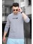 Further Enjeksiyon Baskılı Reglan Kol Slim Fit Likralı Sıfır Yaka Erkek Sweatshirt 2