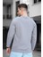 Further Enjeksiyon Baskılı Reglan Kol Slim Fit Likralı Sıfır Yaka Erkek Sweatshirt 4