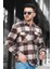 Vadim Slim Fit Pamuklu Ekoseli Çift Cep Erkek Oduncu Gömlek 1