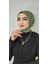 Cıtcıtlı Hazır Eşarp Şal Hijap Acık Yesil 1