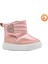 Maya Içi Peluş Kürklü Kız Bebek Bot Pudra Rengi 1