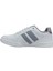 Beyaz Gri Kırmızı Bağcıklı Sneakers Spor Ayakkabı 3