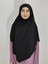 Hazır Sufle Baglamalı Pratık Esarp Khimar Siyah Renk 1