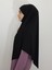 Hazır Sufle Baglamalı Pratık Esarp Khimar Siyah Renk 5