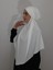 Hazır Sufle Baglamalı Pratık Esarp Khimar Ekru Renk 5
