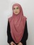 Hazır Sufle Baglamalı Pratık Peceli Büyük Esarp Khimar Gül Kurusu 4