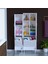 Alaçatı Inci 92X165 cm 3 Kapaklı Kirli Çamaşır Sepetli Banyo Dolabı 5