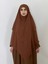 3katlı Multı Sifon Sufle Khimar Peceli Hazır Büyük Esarp Camel 1