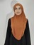 Namaz Örtüsü Hazır Büyük Esarp Malezya Modeli Khimar Tek Parca Hac ve Umre Icin Uygundur Kiremit 2