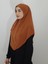 Namaz Örtüsü Hazır Büyük Esarp Malezya Modeli Khimar Tek Parca Hac ve Umre Icin Uygundur Kiremit 3