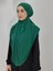 Hazır Sufle Baglamalı Pratık Peceli Büyük Esarp Khimar Yeşil Renk 1