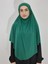 Hazır Sufle Baglamalı Pratık Peceli Büyük Esarp Khimar Yeşil Renk 2