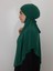 Hazır Sufle Baglamalı Pratık Peceli Büyük Esarp Khimar Yeşil Renk 4
