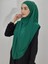 Hazır Sufle Baglamalı Pratık Peceli Büyük Esarp Khimar Yeşil Renk 5