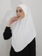 Namaz Örtüsühazır Büyük Esarp Malezya Modeli Khimar Tek Parca Hac ve Umre Icin Ekru Renk 2
