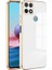 Oppo A15S Kapak Kamera Korumalı Lazer Kesim Lüx Silikon Kılıf -Beyaz 1