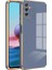 Samsung Galaxy A54 Kapak Kamera Korumalı Lazer Kesim Lüx Silikon Kılıf - Petrol Mavisi 1