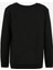Siyah Kadın Bisiklet Yaka Sweatshirt D3WL-SWT28 2