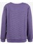 Lila Kadın Bisiklet Yaka Sweatshirt D3WL-SWT28 2
