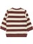 Erkek Bebek Sweatshirt 6-18 Ay Çikolata Kahve 2