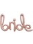 Bride Yazılı El Yazısı Folyo Rose Gold Renkli Balon Bekarlığa Veda Partisi Büyük Balon Set 2