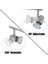 Seeseer LED Tavan Işık Dönebilen, Döner Tasarım, 3 Sıkılı Kolye Spot Işık Bar ile 3x 3 W GU10 LED Işık Ampuller, Açı Ayarlanabilir Kapalı Lig (Yurt Dışından) 4