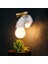 Yaratıcı Musluk Gece Lambası, 2.5 W USB Şarj Edilebilir Başucu Lambası, Koridor Giriş Merdivenleri Için LED Duvar Lambası, Beyaz (Yurt Dışından) 2