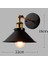 LED Duvar Işık Retro Loft Endüstriyel Duvar Lambası Siyah E27 Vintage Aplikler Duvar Lambası Endüstriyel Aydınlatma Armatürü Kapalı (Yurt Dışından) 2