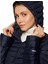 Stretch Down Hoodie Kaz Tüyü Kapüşonlu Kadın Mont Lacivert 5
