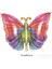 Rengarenk Kelebek 6 Yaş Balon Set Colorfull Butterfly Gökkuşağı Konsept Parti Doğum Günü Balon Seti 2