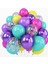 Rengarenk Kelebek 6 Yaş Balon Set Colorfull Butterfly Gökkuşağı Konsept Parti Doğum Günü Balon Seti 3