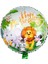 Safari Konsept Balon Seti 7 Yaş Safari Jungle Parti Doğum Günü Balon Karşılama Set Yeşil Rakam Balon 2