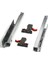 Push Open 50 cm Tam Çift Açılım Çekmece Rayı 1